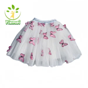 Tulle Puffy Short Skirt Kids' Butterfly Skirt