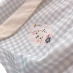 Girls cotton plaid skirt